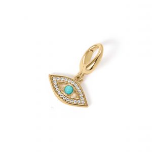 Astley Clarke Gold Evil Eye Charm