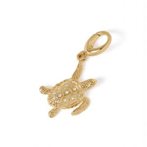 Astley Clarke Gold Turtle Charm