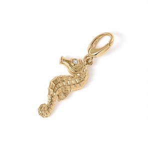 Astley Clarke Gold Sea Horse Charm