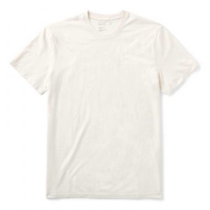 Taylorstitch The Cotton Hemp Tee in Vintage White