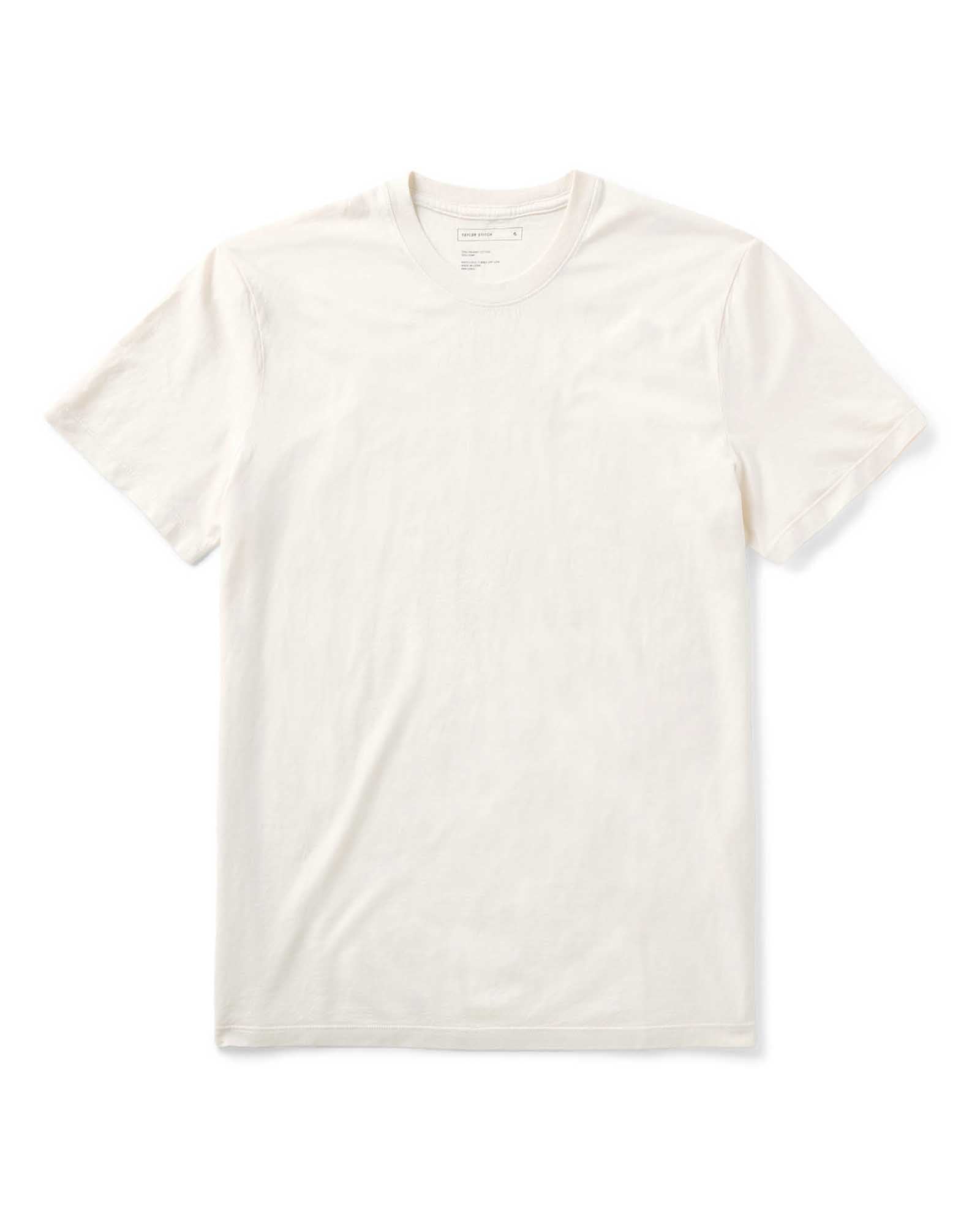 Taylorstitch The Cotton Hemp Tee in Vintage White