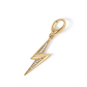 Astley Clarke Gold Lightning Bolt Charm