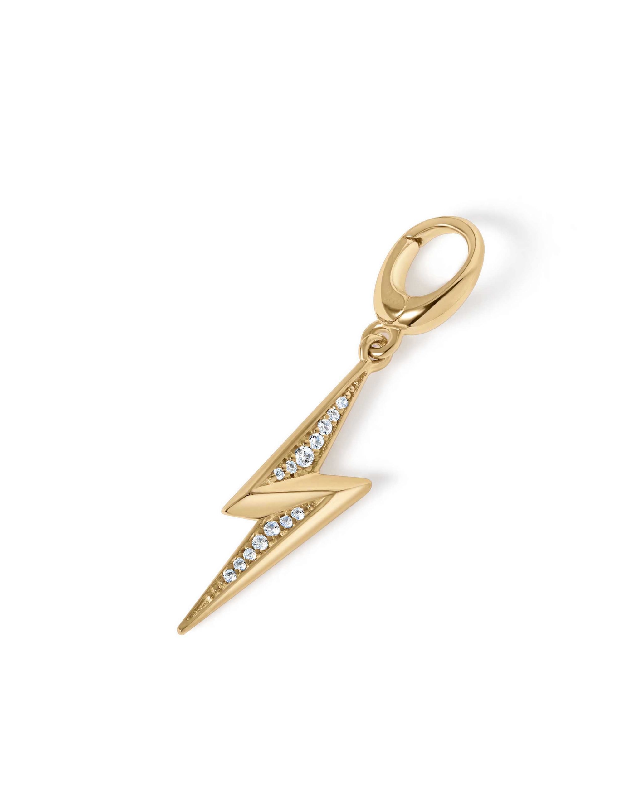 Astley Clarke Gold Lightning Bolt Charm