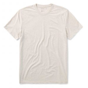 Taylorstitch The Cotton Hemp Tee in Heather Oat