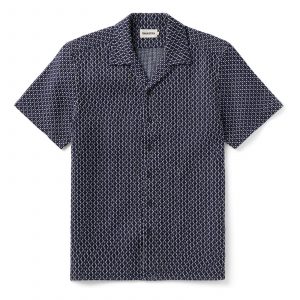 Taylorstitch The Davis Shirt in Indigo Raindrop Sashiko