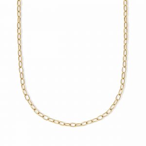 Astley Clarke Gold Paperclip Chain Necklace