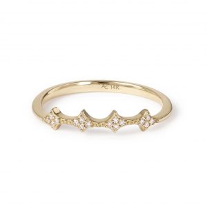 Astley Clarke Solid Gold Luna Diamond Ring Jacket