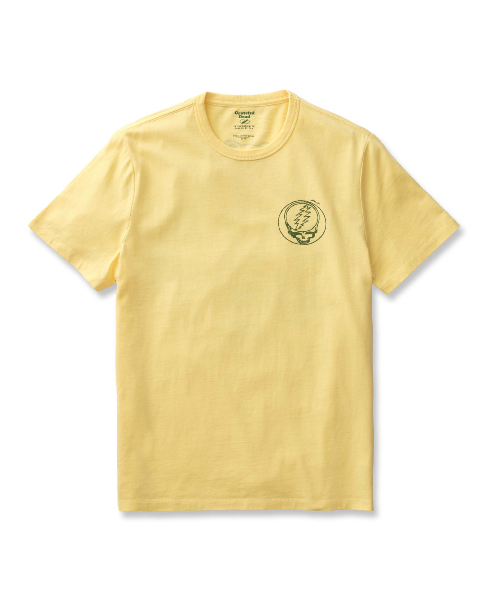 Taylorstitch The Organic Cotton Tee in Lemon Stamp