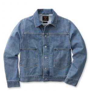 Taylorstitch The Haight Jacket in Light Wash Hemp Denim