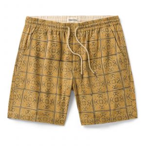 Taylorstitch The Apres Short in Fennel Block Print