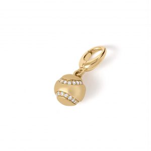 Astley Clarke Gold Tennis Ball Charm