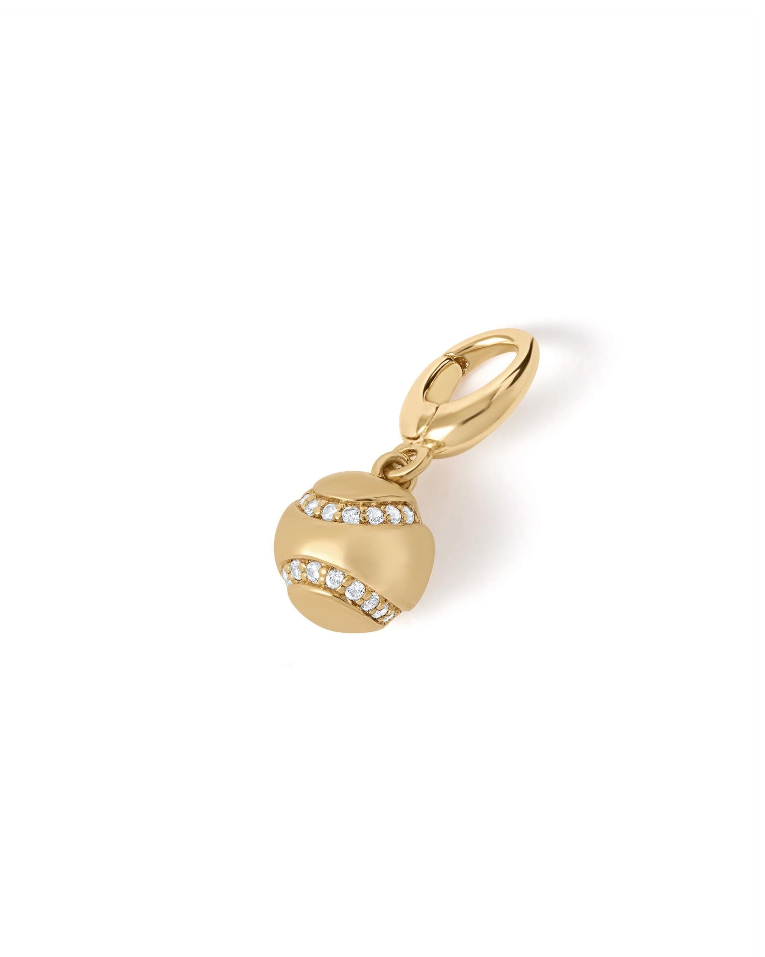 Astley Clarke Gold Tennis Ball Charm