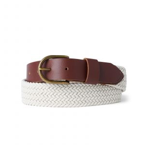 Taylorstitch The Stretch Braided Belt in Natural