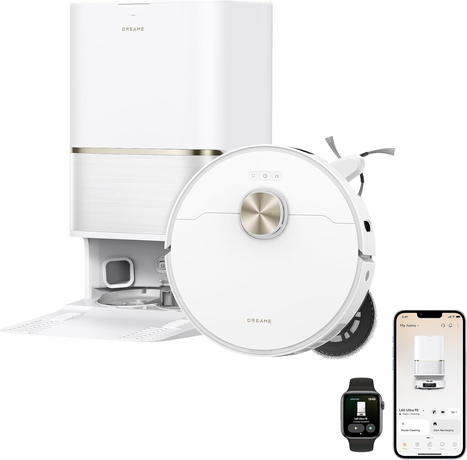DREAME L60 Ultra FE Robot Vacuum and Mop Black
