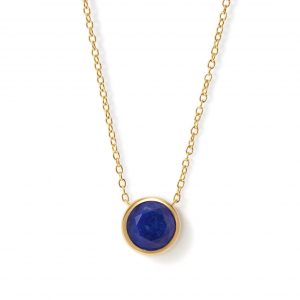 Astley Clarke Gold Luna Lapis Pendant Necklace