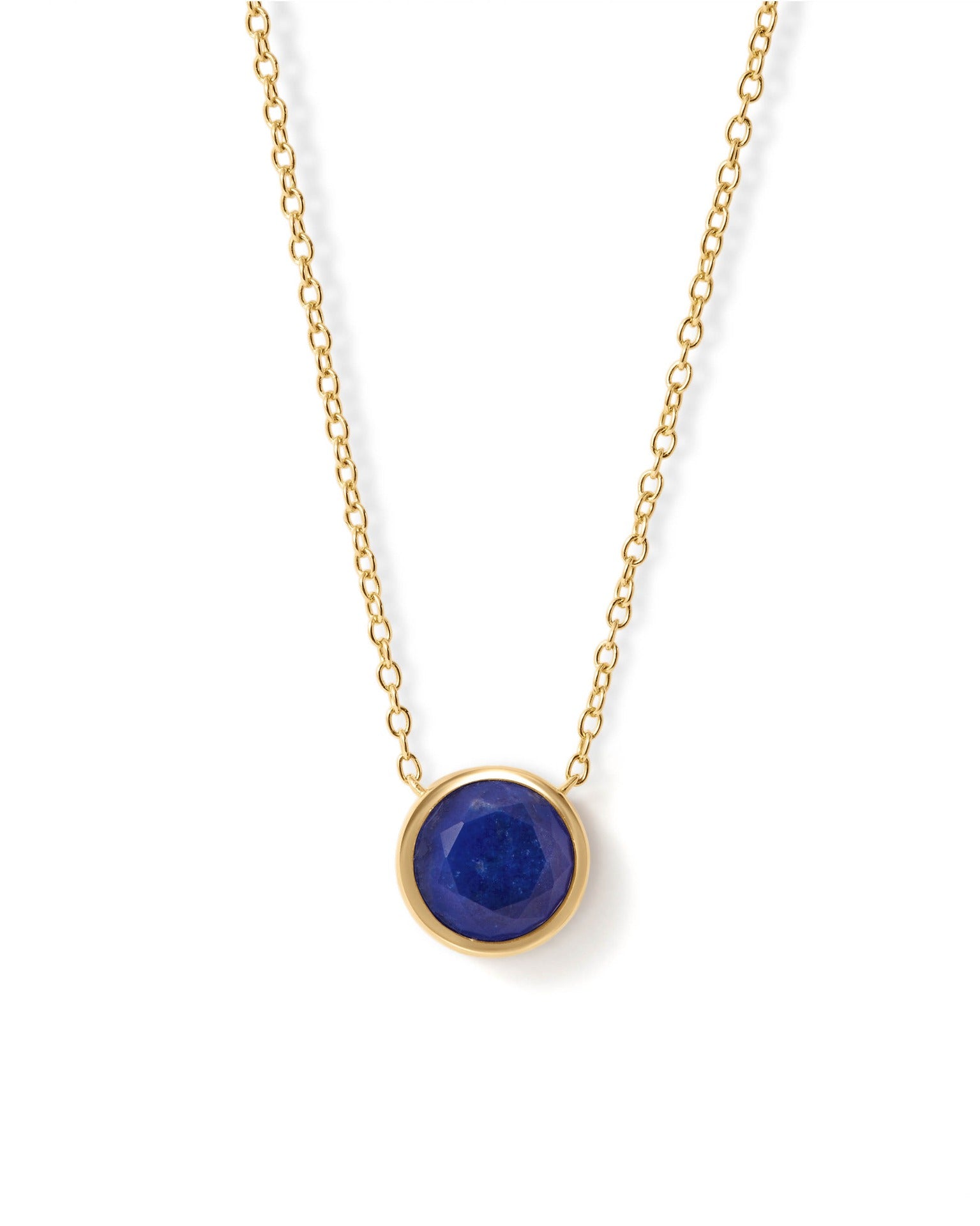Astley Clarke Gold Luna Lapis Pendant Necklace