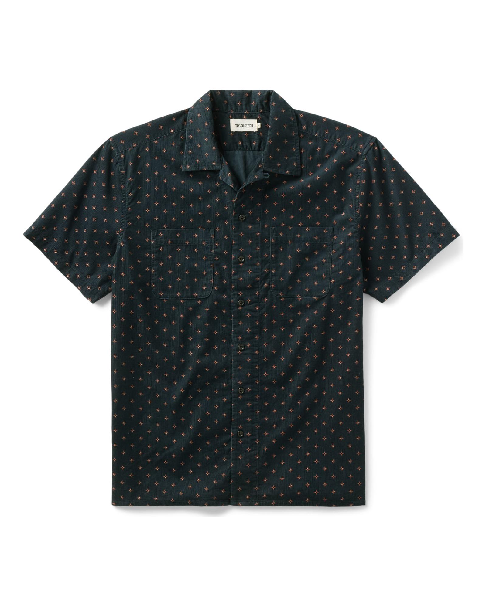 Taylorstitch The Conrad Shirt in Navy Pigeon Foulard Pincord