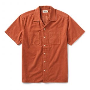 Taylorstitch The Conrad Shirt in Heather Chili Pincord