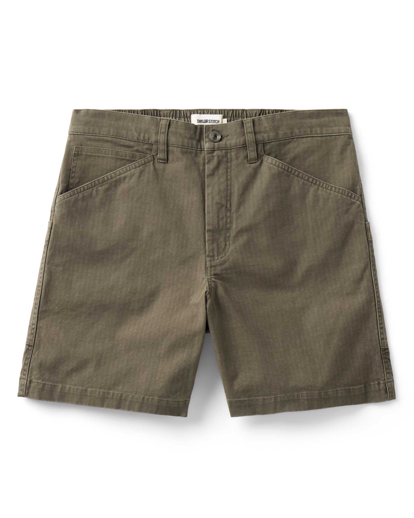 Taylorstitch The Boulder Short in Mushroom Ripstop
