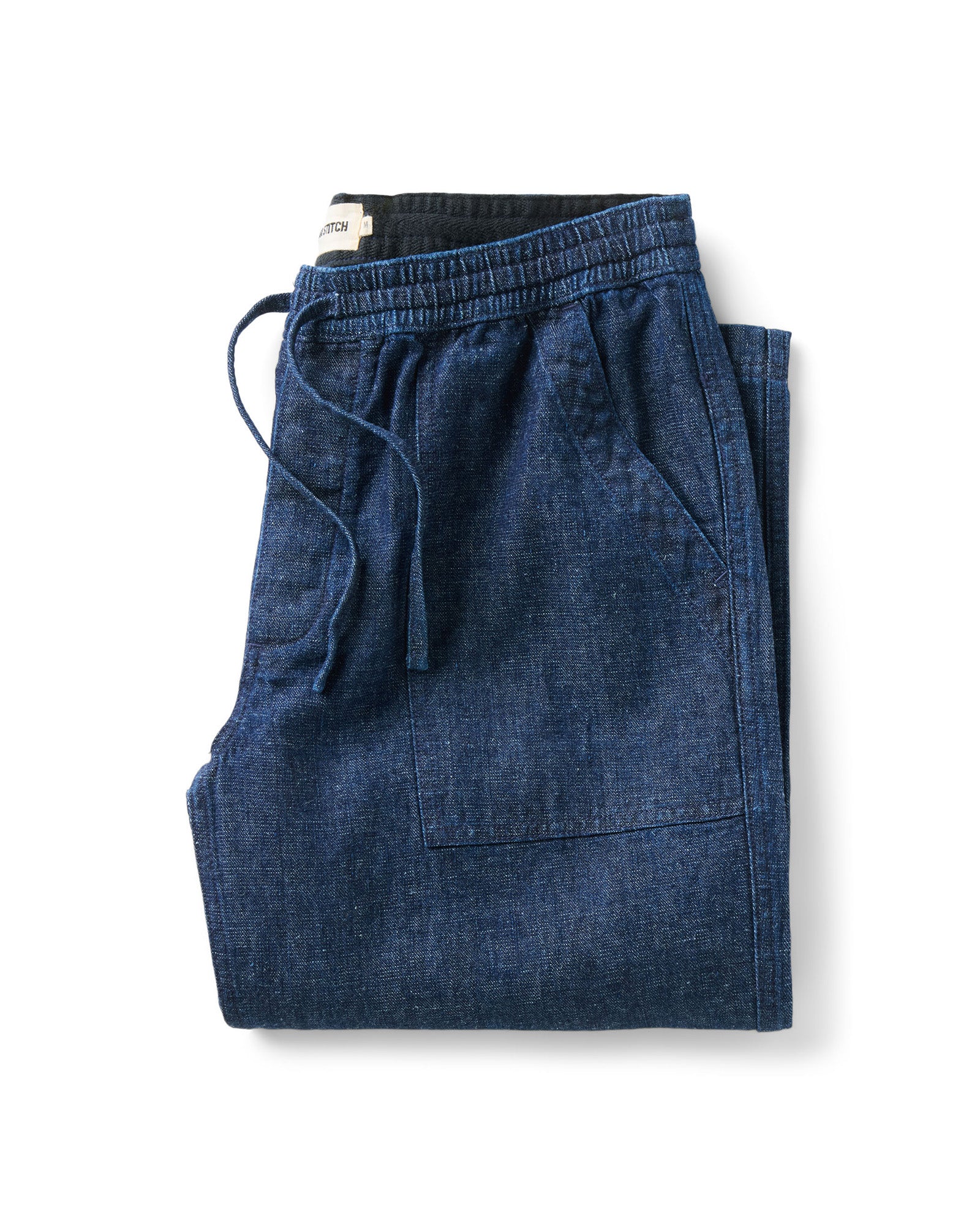 Taylorstitch The Breakwater Pant in Rinsed Indigo Hemp Denim