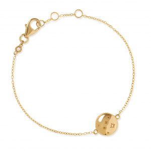Astley Clarke Gold Celestial Tiny Star Locket Bracelet