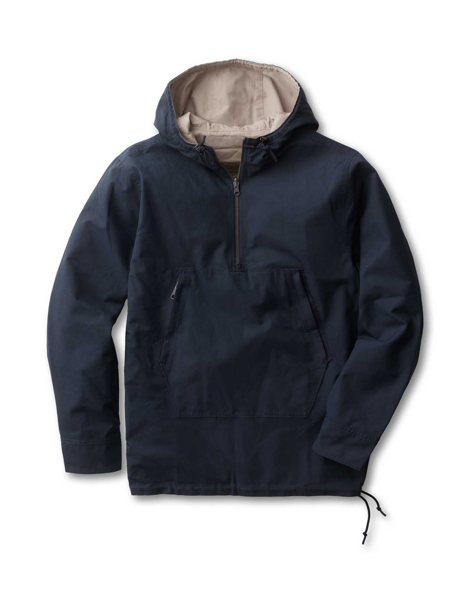 Taylorstitch The Squall Anorak in Navy Twill