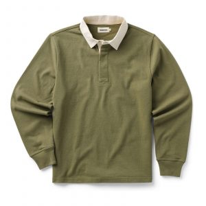 Taylorstitch The Rugby Shirt in Burnt Olive