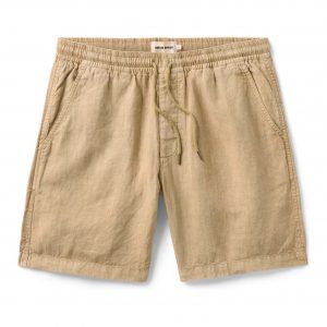 Taylorstitch The Apres Short in Field Khaki Hemp
