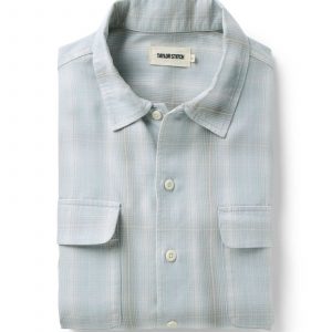 Taylorstitch The Shore Shirt in Fog Check Lyocell