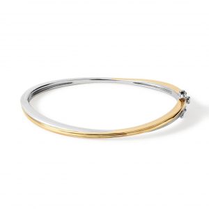 Astley Clarke Aurora Weave Mixed Metal Bangle
