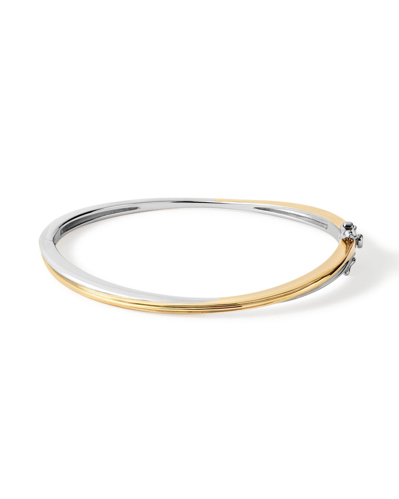 Astley Clarke Aurora Weave Mixed Metal Bangle