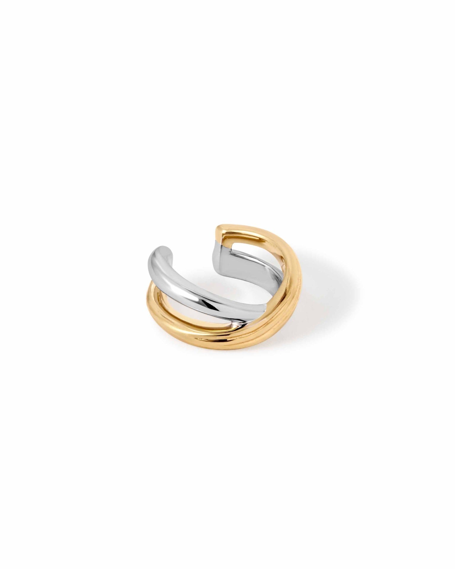 Astley Clarke Aurora Weave Mixed Metal Ear Cuff