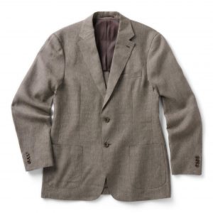 Taylorstitch The Stevens Sportcoat in Morel Micro Check