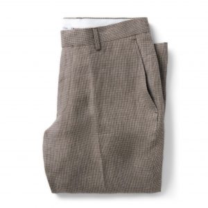 Taylorstitch The Stevens Trouser in Morel Micro Check