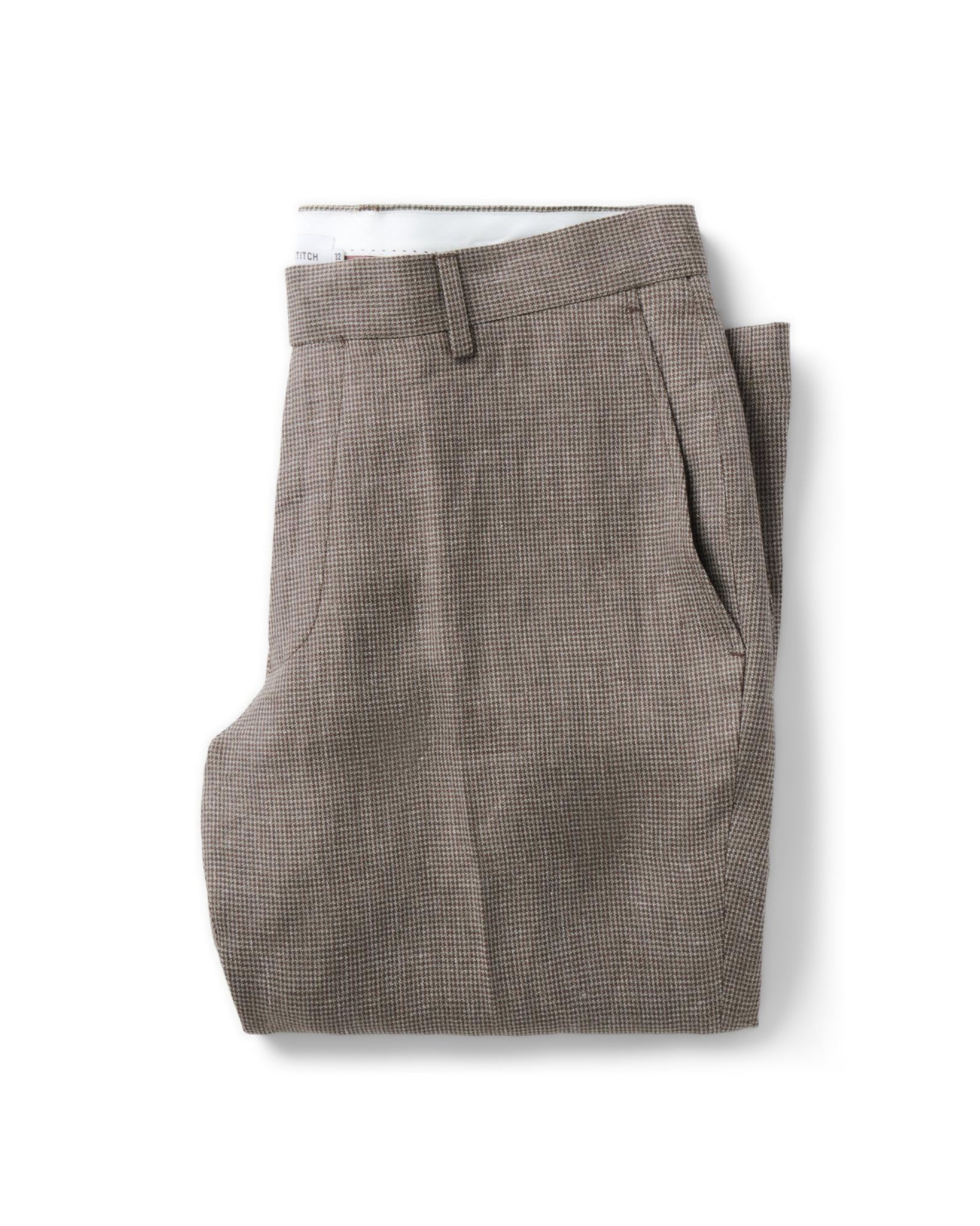 Taylorstitch The Stevens Trouser in Morel Micro Check