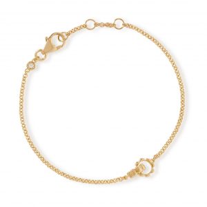 Astley Clarke Gold Aurora Ridge Link Bracelet