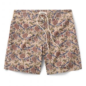 Taylorstitch The Drift Board Short in Ivory Floral