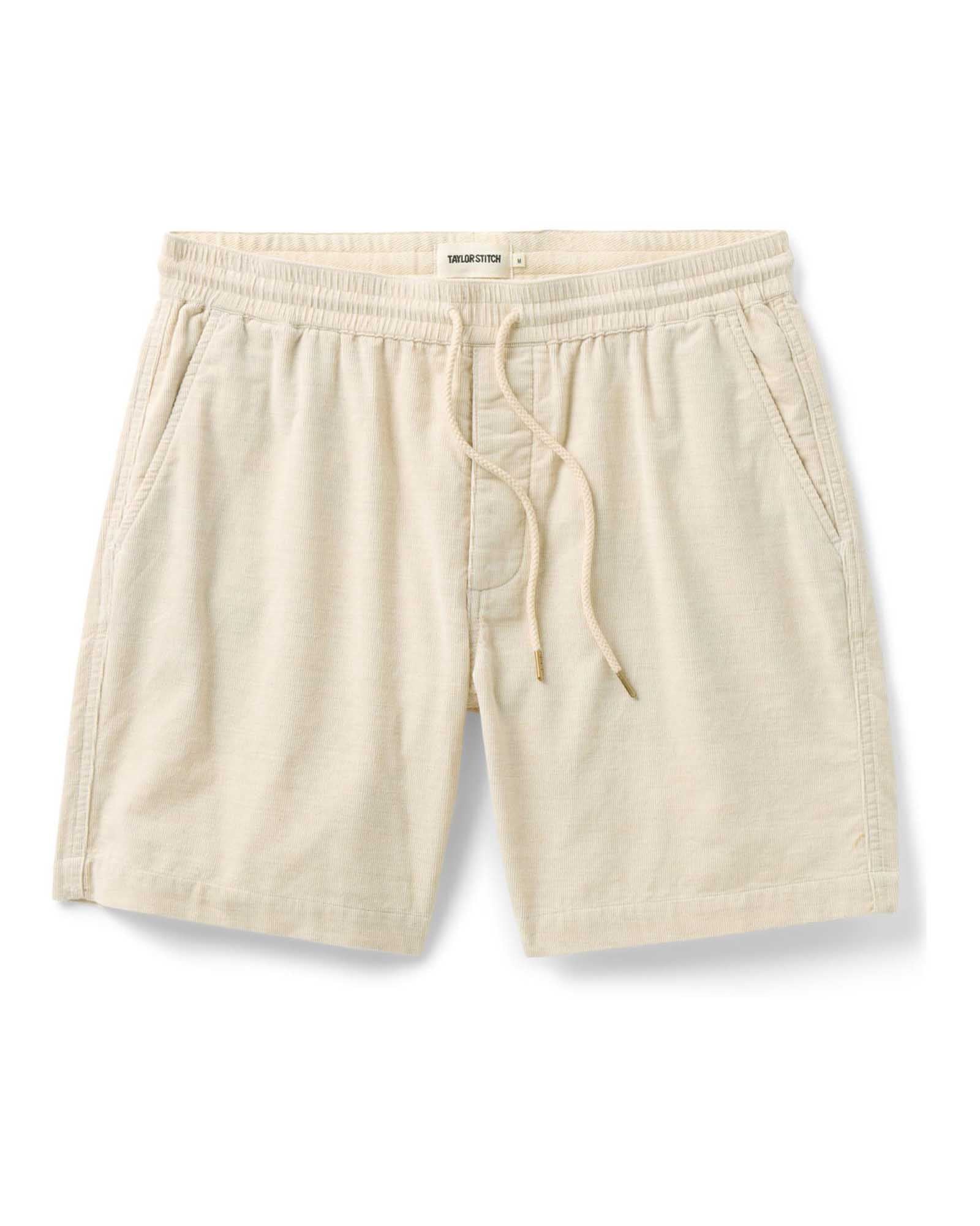 Taylorstitch The Apres Short in Heather Oat Pincord