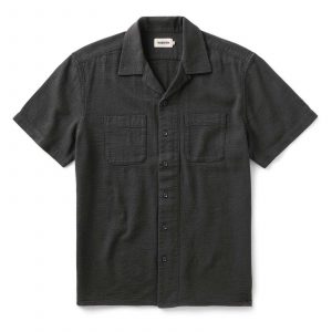 Taylorstitch The Conrad Shirt in Faded Black Linen