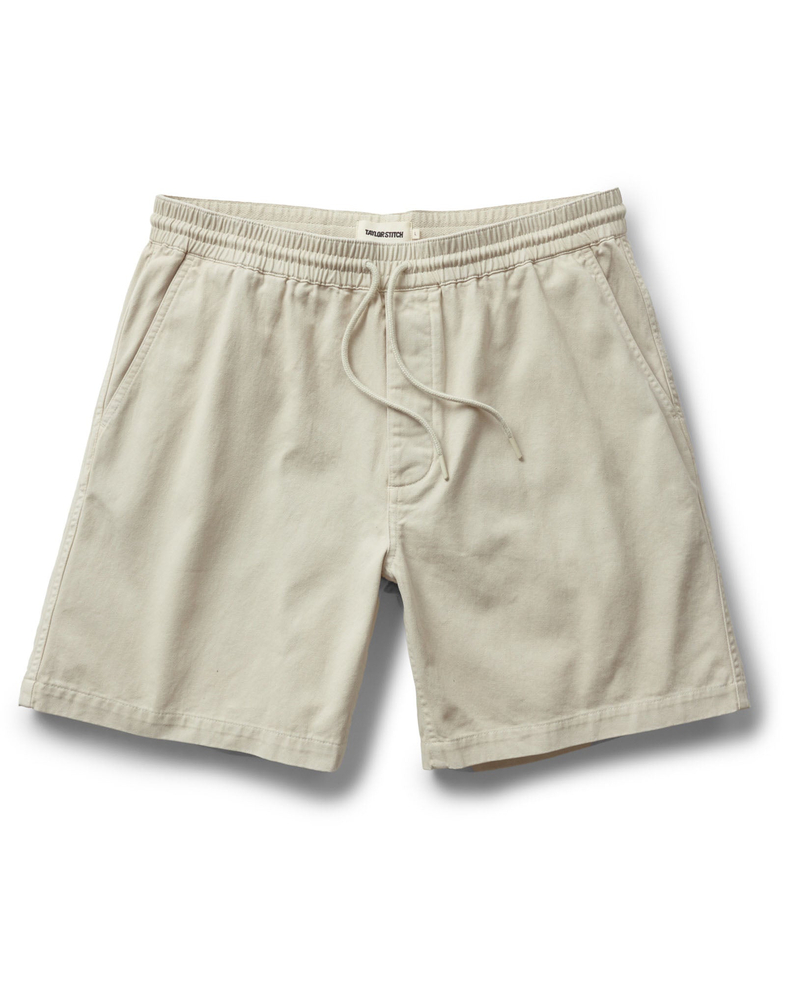 Taylorstitch The Apres Short in Organic Aged Stone Foundation Twill