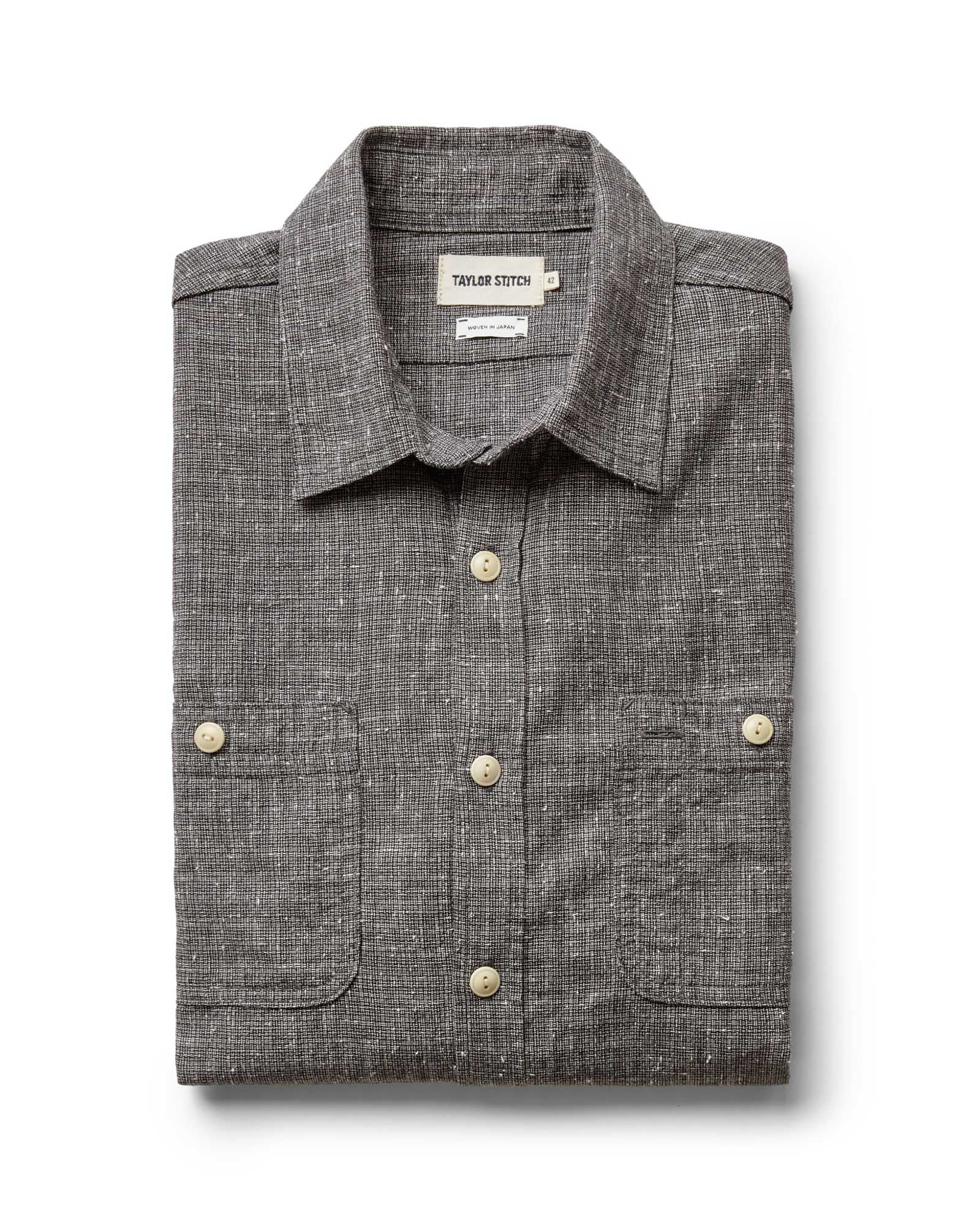 Taylorstitch The Foundry Shirt in Japanese Shadow Nep