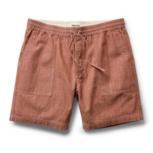 Taylorstitch The Breakwater Short in Brick Chambray