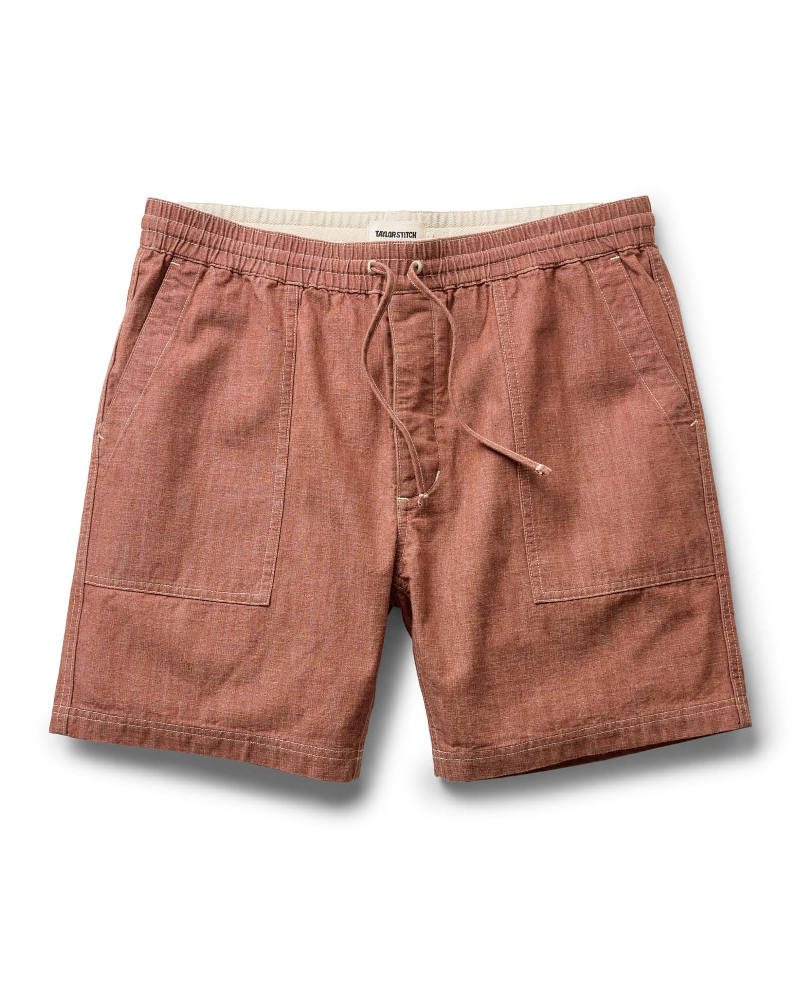 Taylorstitch The Breakwater Short in Brick Chambray