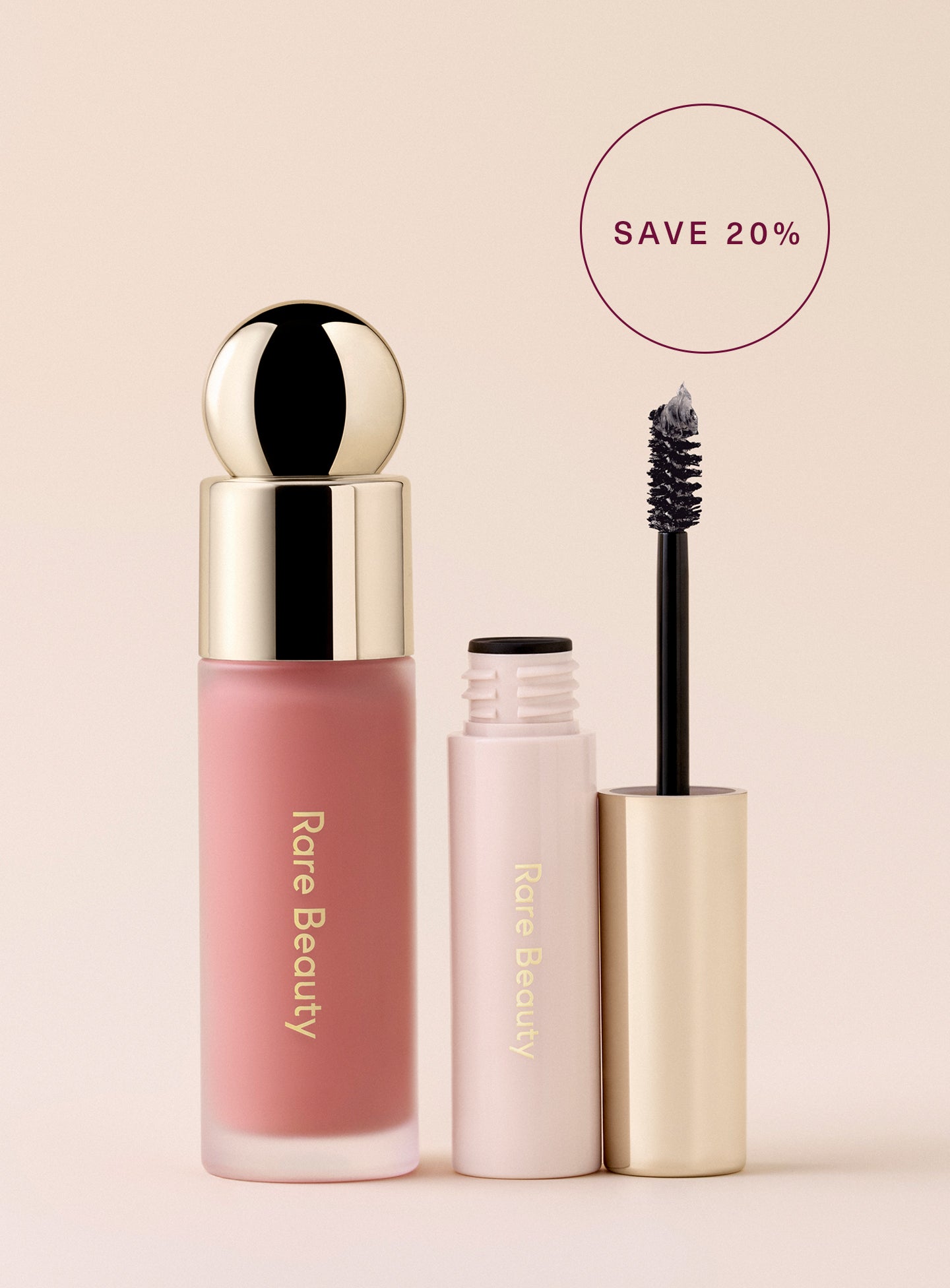Rare Beauty Liquid Blush & Brow Gel Duo