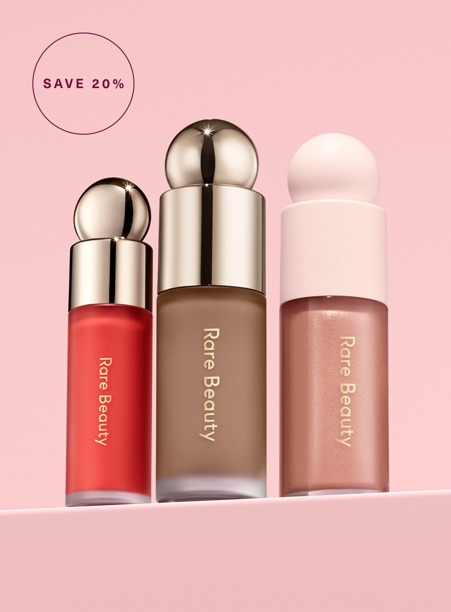 Rare Beauty Liquid Contour, Blush, & Luminizer Custom Set