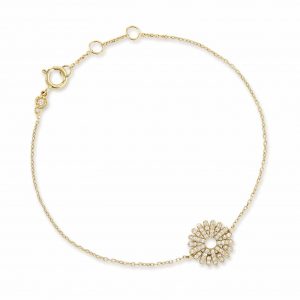 Astley Clarke Solid Gold Rising Sun Bracelet