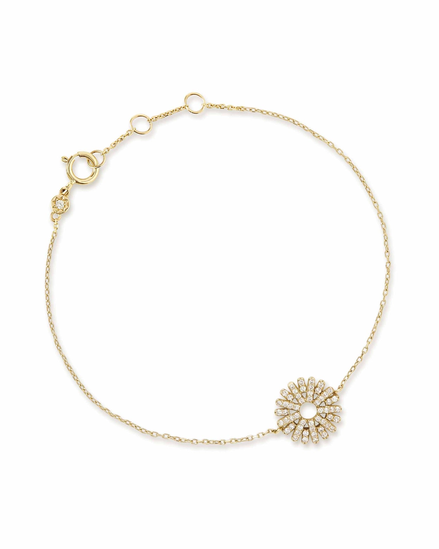 Astley Clarke Solid Gold Rising Sun Bracelet