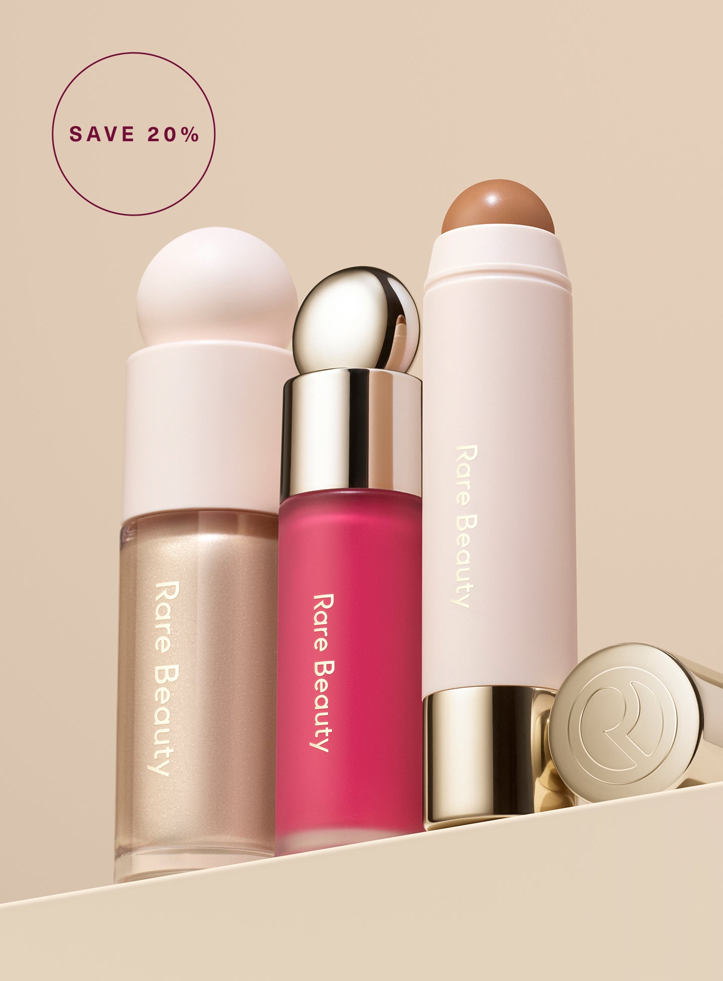 Rare Beauty Blush, Bronze, & Luminize Custom Set