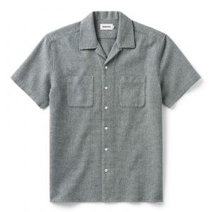 Taylorstitch The Conrad Shirt in Deep Sea Twist