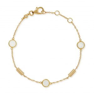 Astley Clarke Gold Stilla Mother of Pearl Bracelet